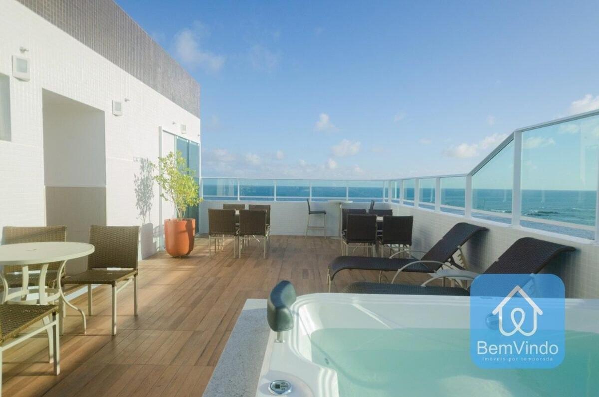 Studio A 150M Da Praia De Piata Salvador Extérieur photo