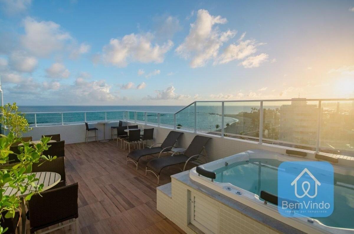 Studio A 150M Da Praia De Piata Salvador Extérieur photo